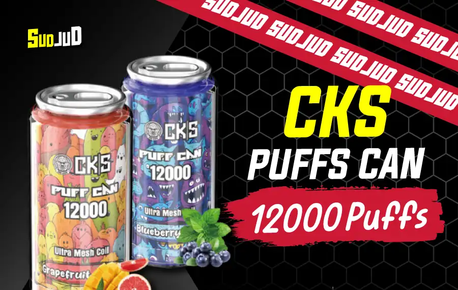 พอตใช้แล้วทิ้ง CKS PUFFS CAN 12000 Puffs รูปทรงกระป๋องเครื่องดื่มสุดเท่