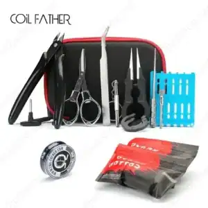 ชุดเครื่องมือ Coil Father X9 พร้อมสำลี Bravo 2 ห่อกับลวดม้วนA1 26ga