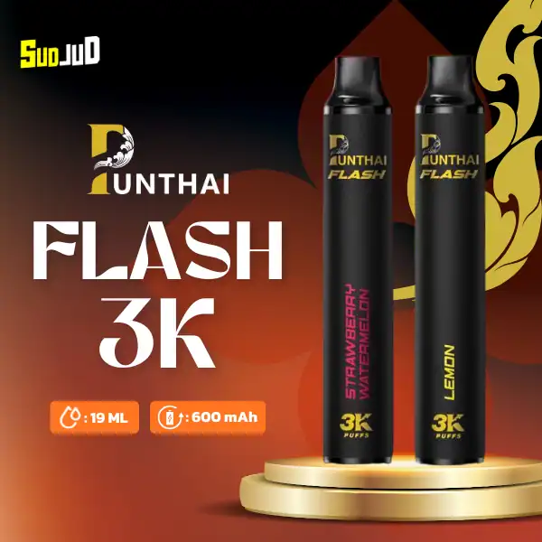 Punthai Flash 3000 Puffs - สุดจัดปลัดบอก